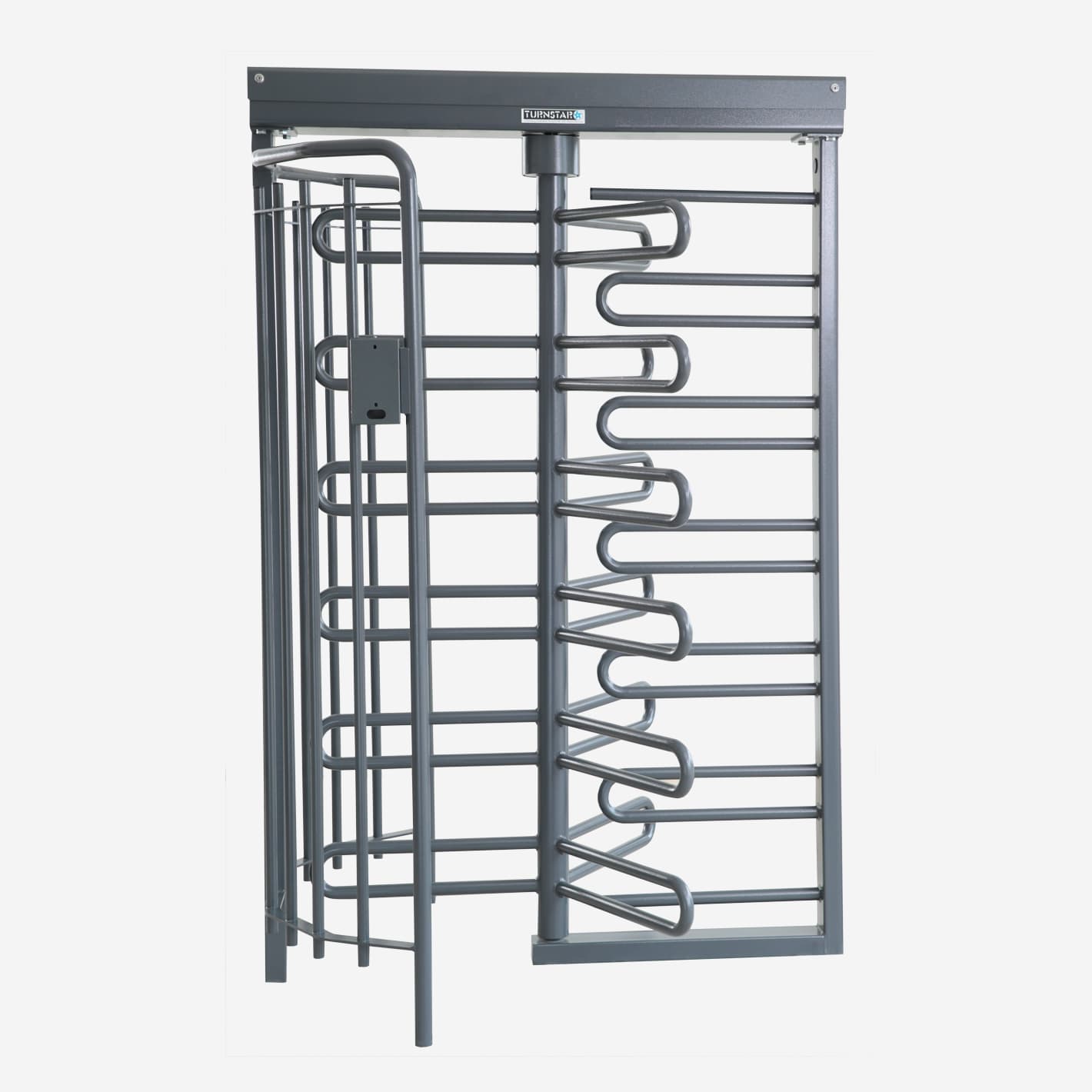 Turnstar Triumph full height turnstile showing its U-tube rotor arms
